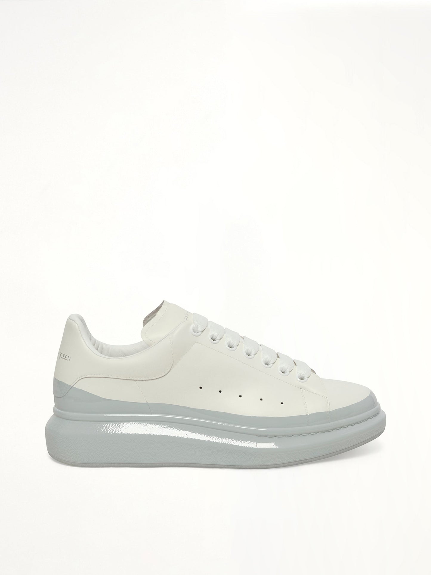Image of Sneakers. Product name - Larry Oversized Sneaker in White colour by brand - ALEXANDER MCQUEEN