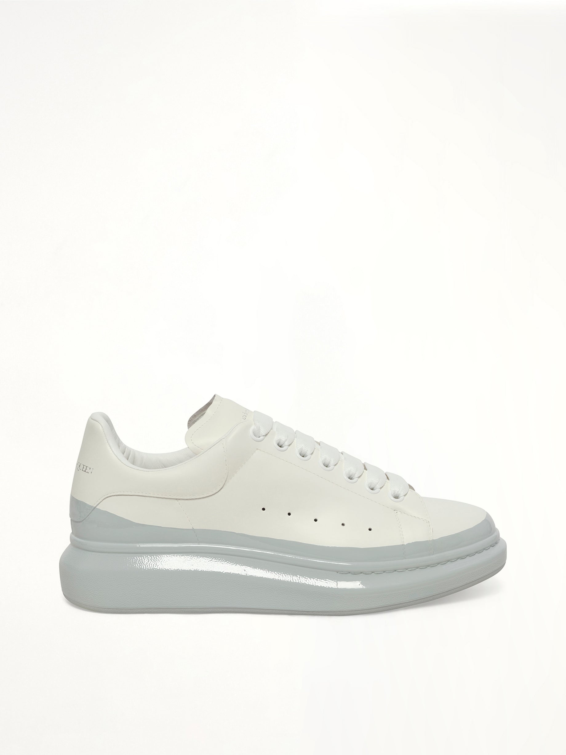 Image of Sneakers. Product name - Larry Oversized Sneaker in White colour by brand - ALEXANDER MCQUEEN