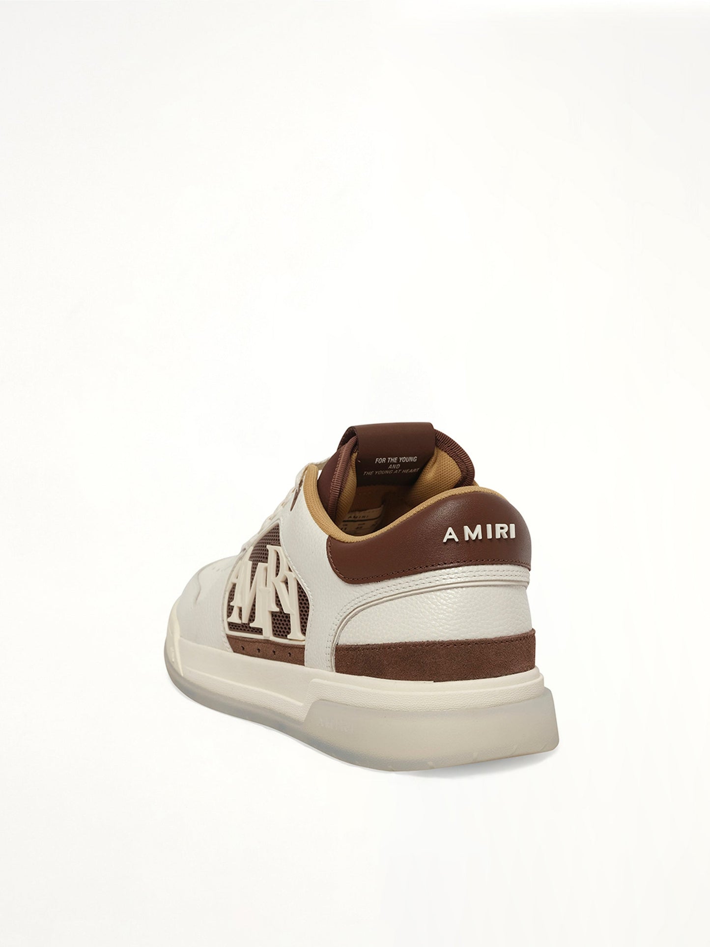 AMIRI Pebbled Classic Low Sneaker (Brown)