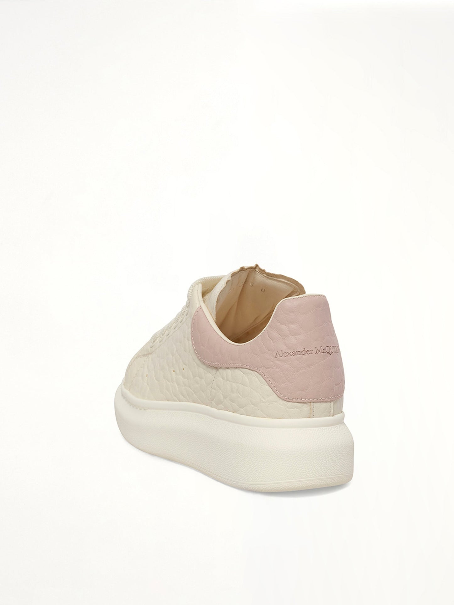 ALEXANDER MCQUEEN Dumbo Leather Larry Sneaker (White)