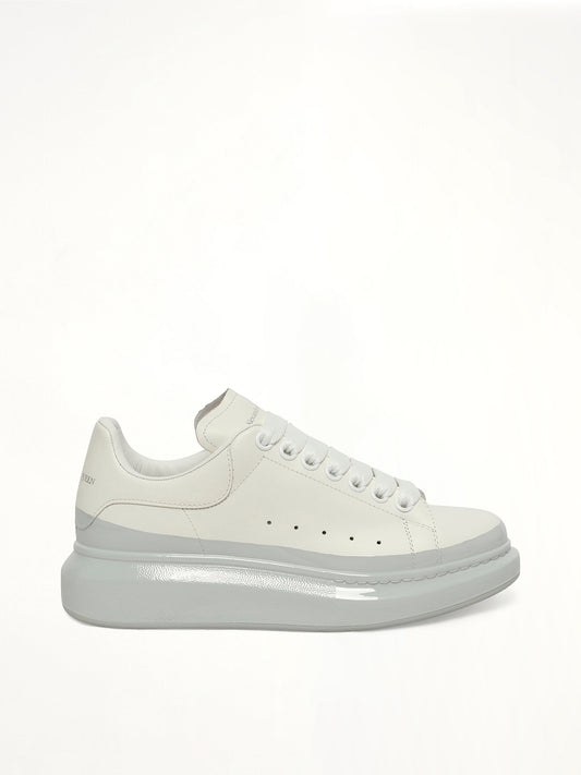 Image of Sneakers. Product name - Womens Larry Oversized Sneaker in White colour by brand - ALEXANDER MCQUEEN