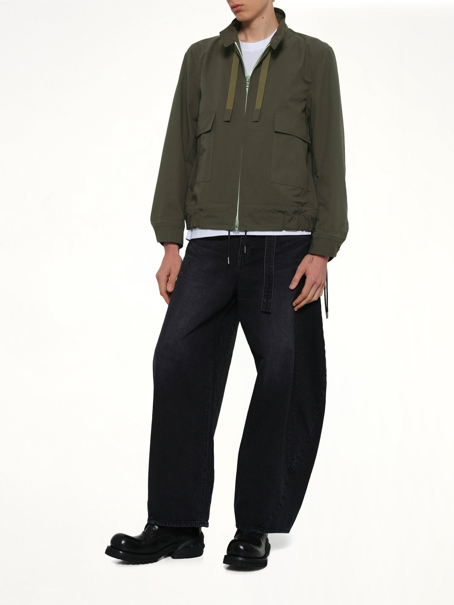 SACAI Weathercloth Blouson (Khaki)