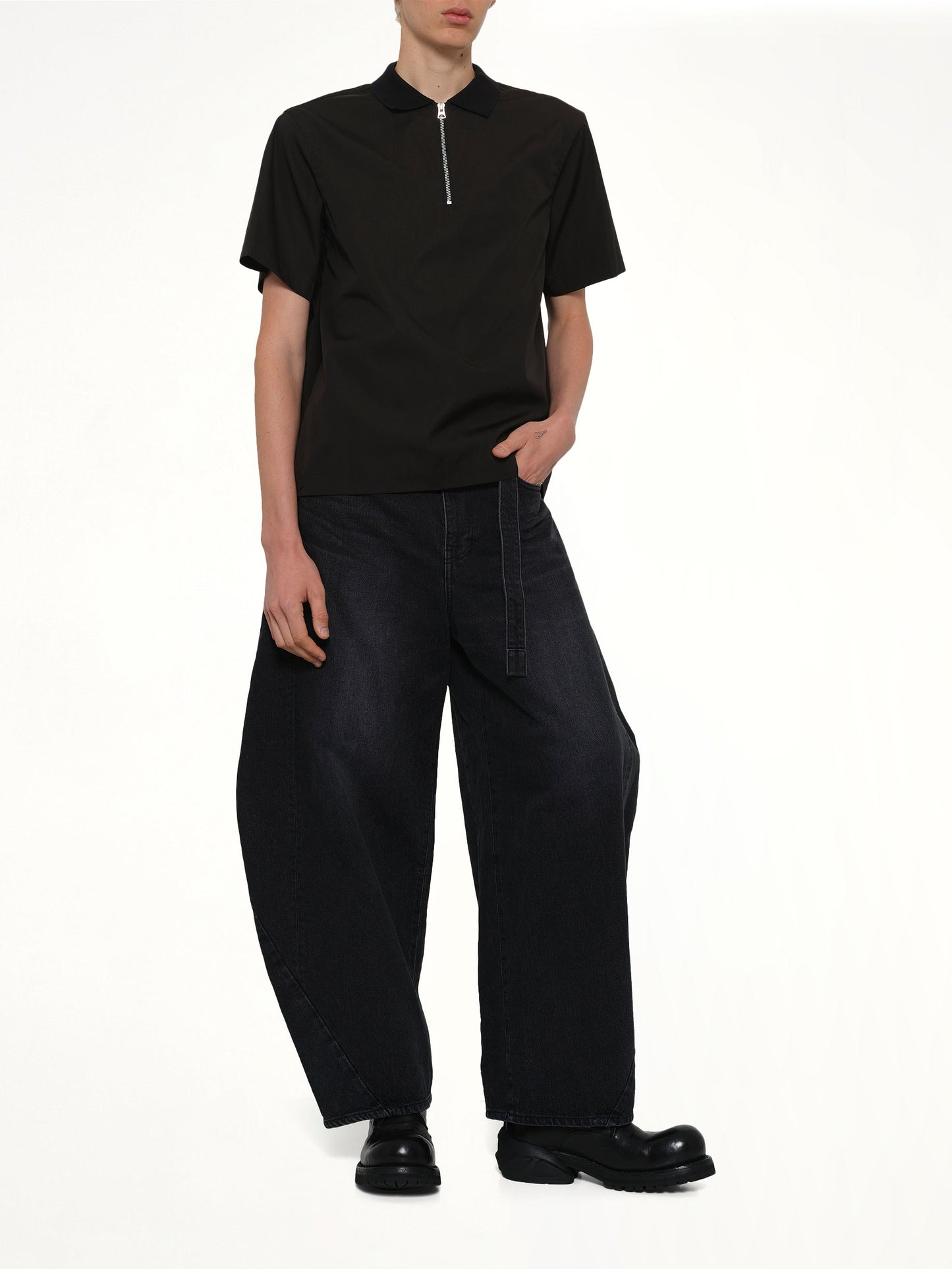 SACAI Denim Pants (Black)