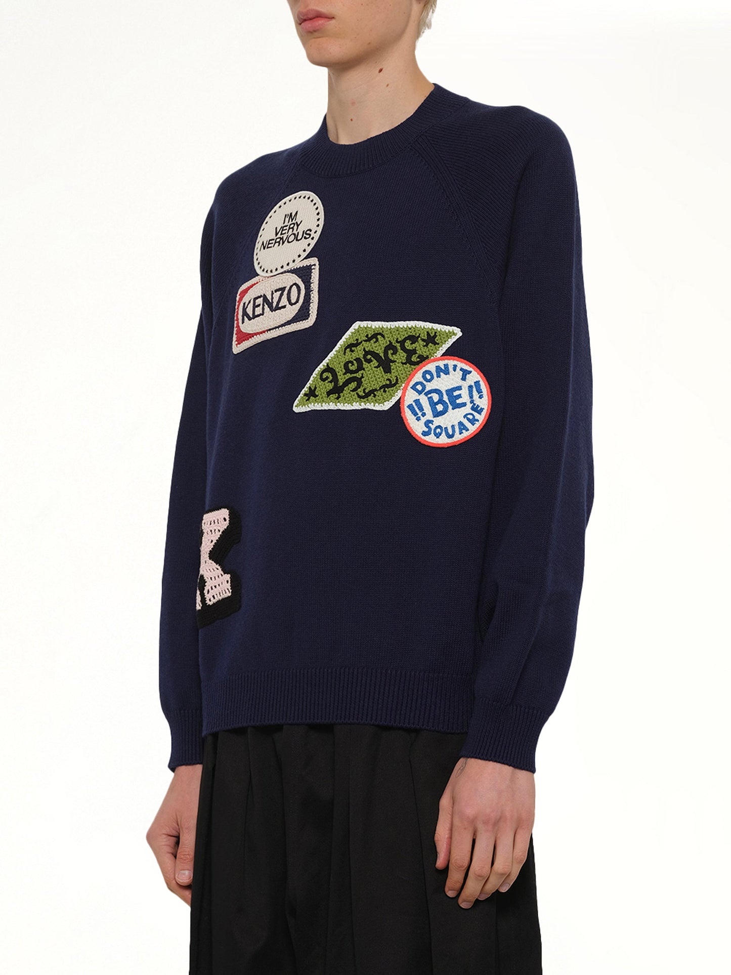 Kenzo Badges Jumper (Navy)