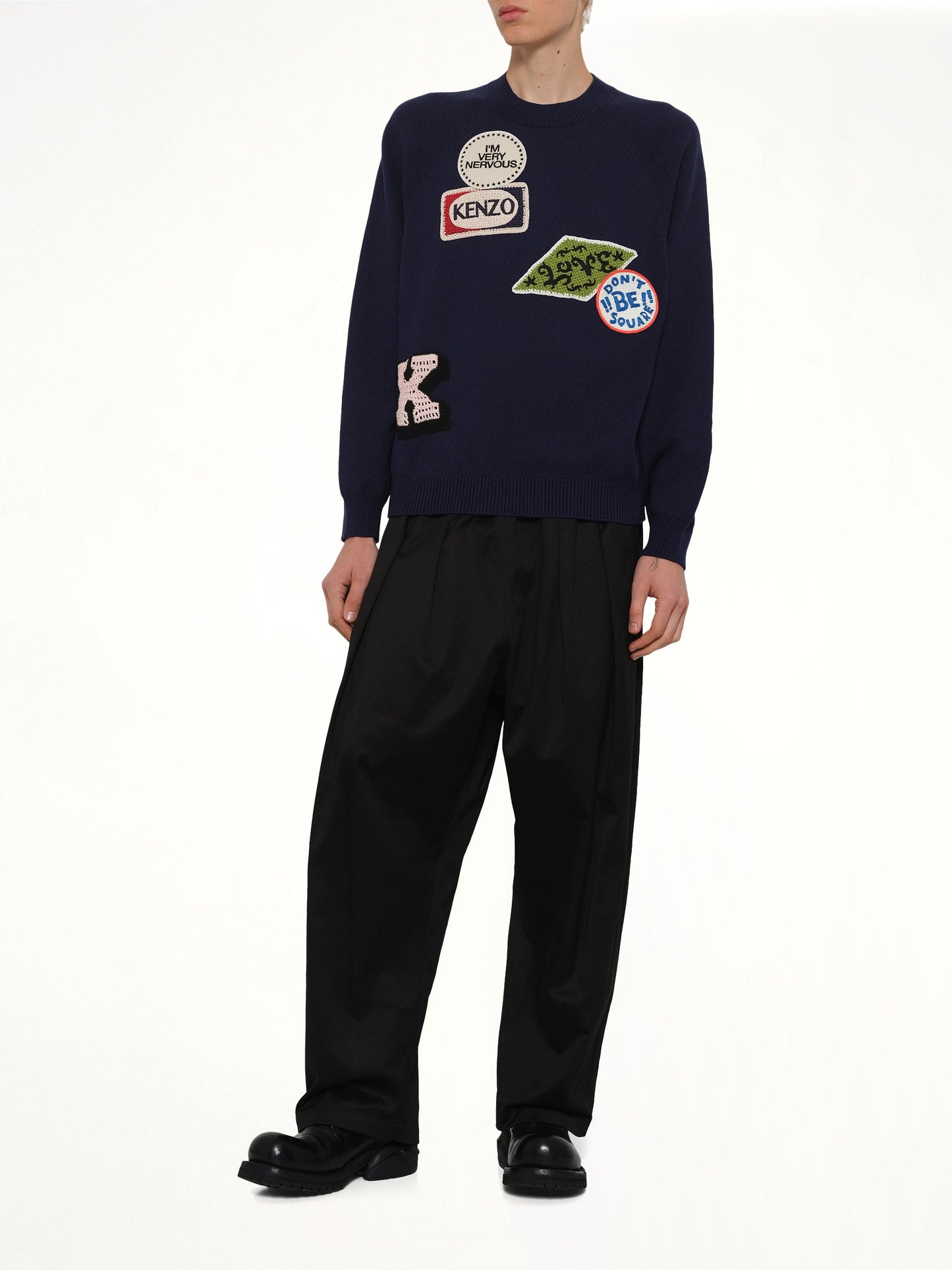 Kenzo Badges Jumper (Navy)