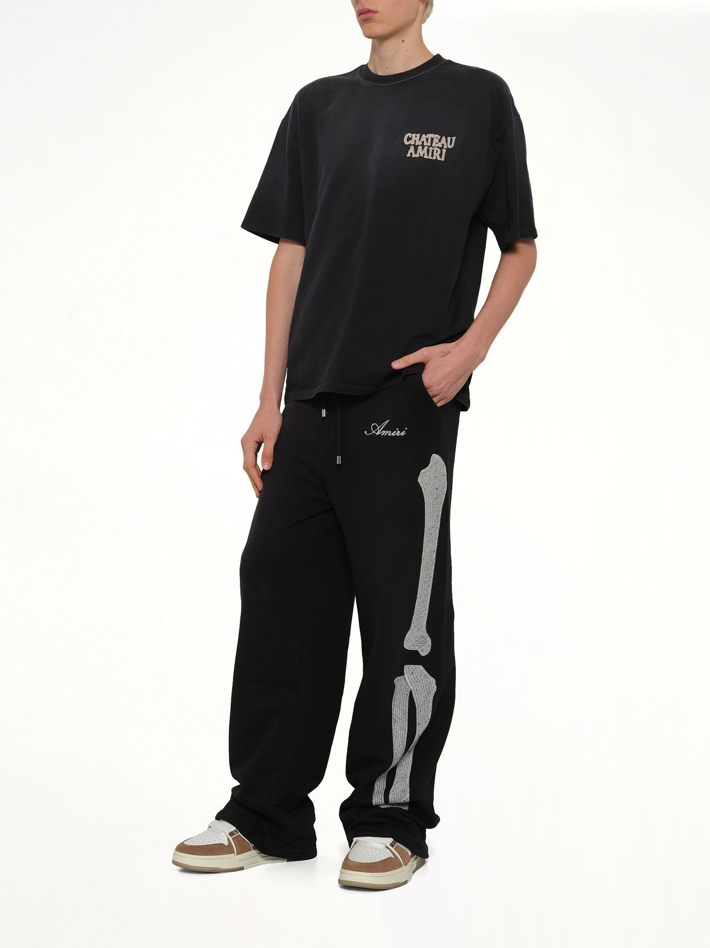 AMIRI Bones Oversized Sweatpant (Black)