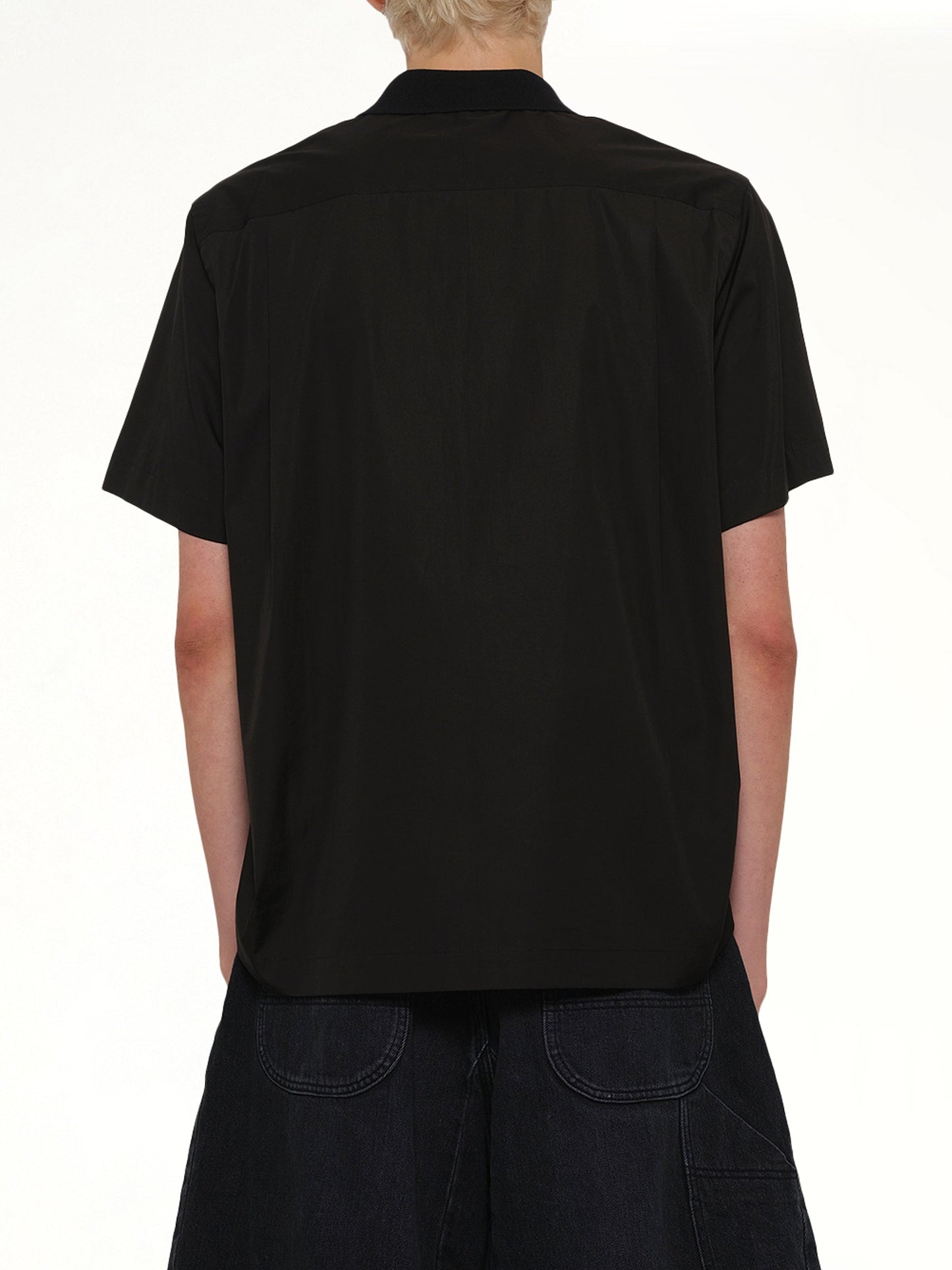 SACAI Poplin Pullover (Black)