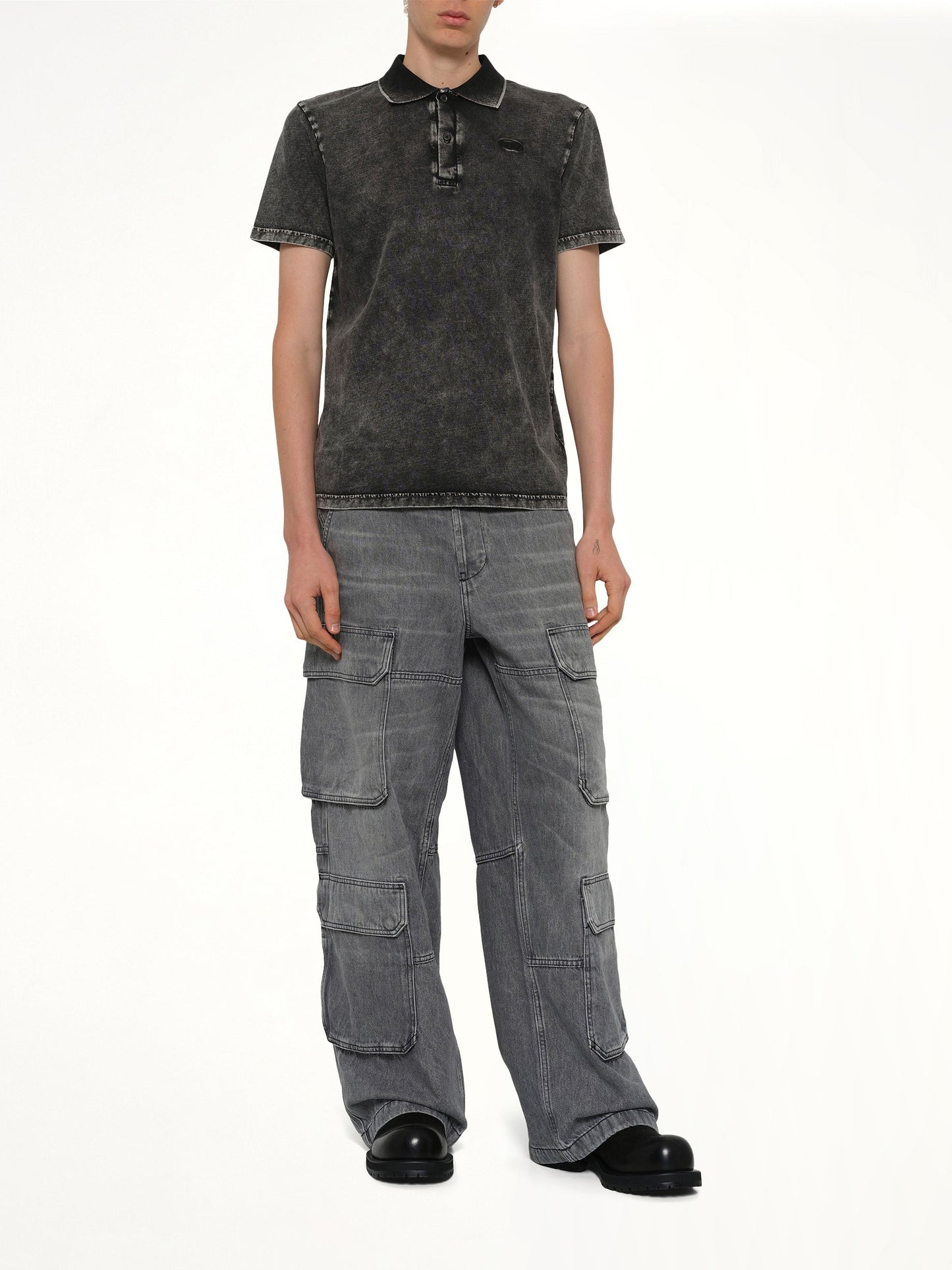 DIESEL T-REJUST-NC-DEN Polo (Grey)