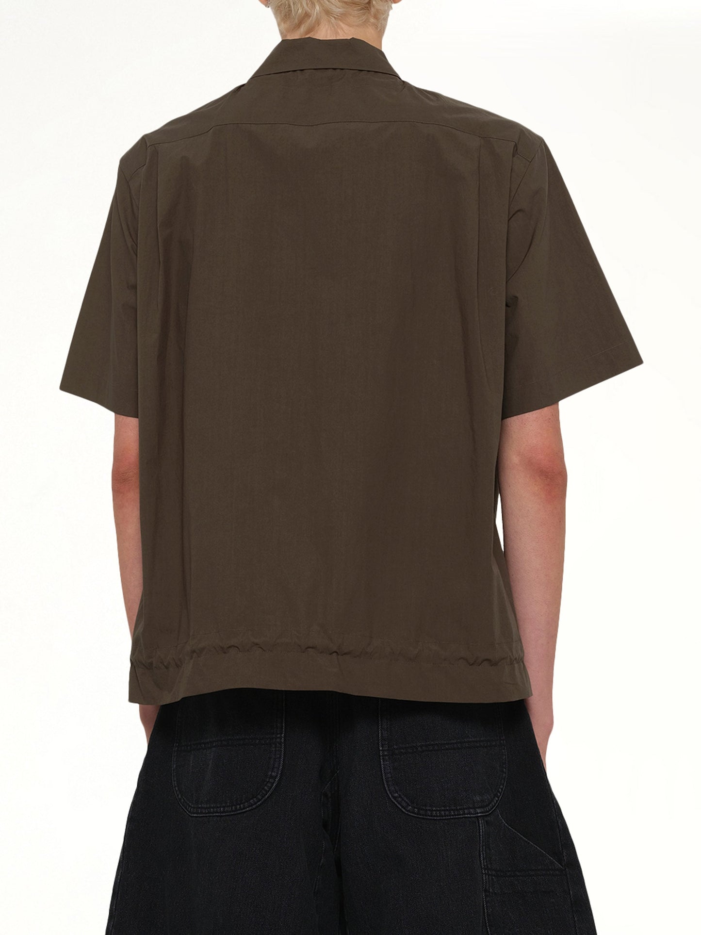SACAI Cotton Typewriter Shirt (Taupe)