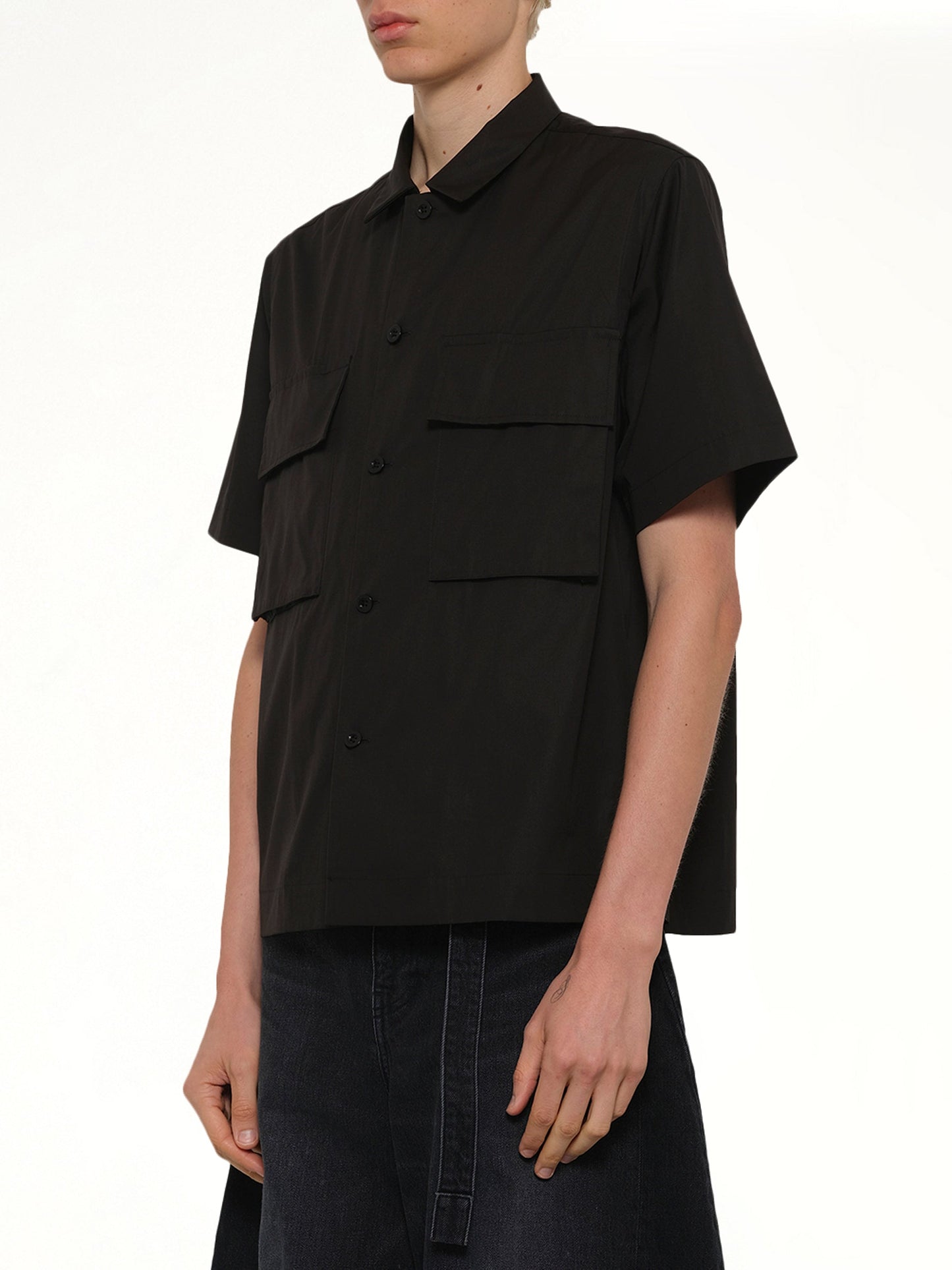 SACAI Poplin Shirt (Black)