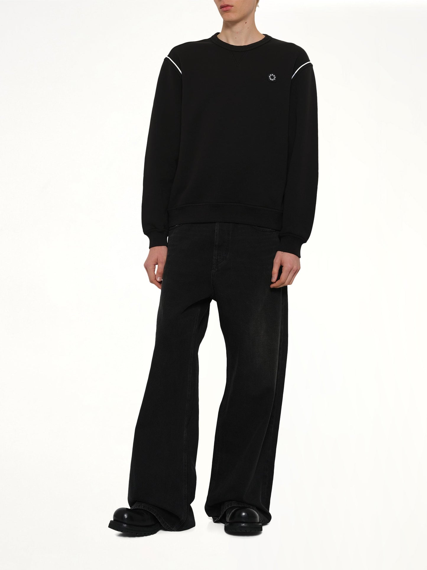 KENZO Boke Flower 2.0 Embroidered Classic Sweatshirt (Black)
