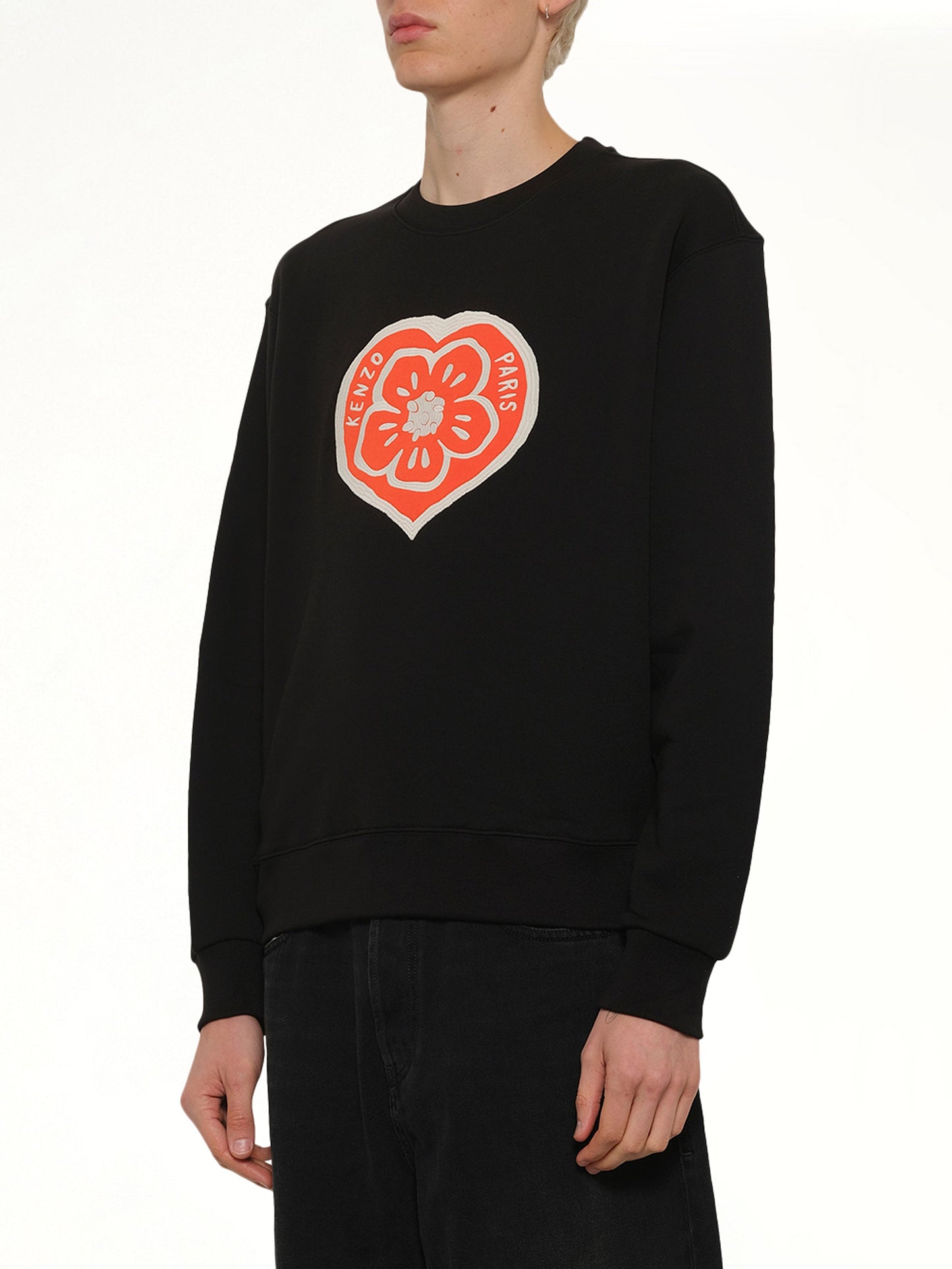 Kenzo Boke Heart Classic Sweatshirt (Black)