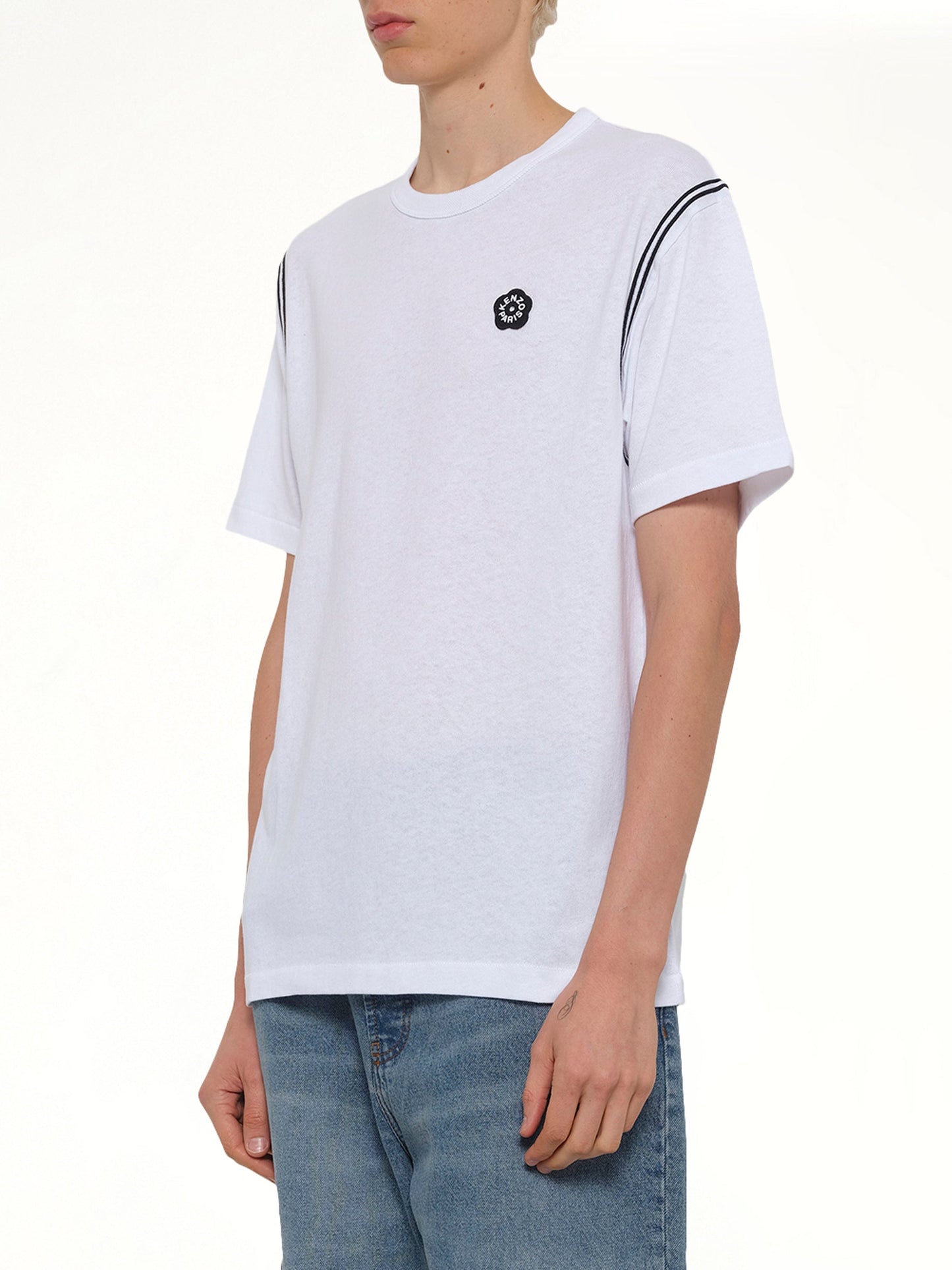 KENZO Gots Boke Flower 2.0 Embroidered Classic T-Shirt (White)