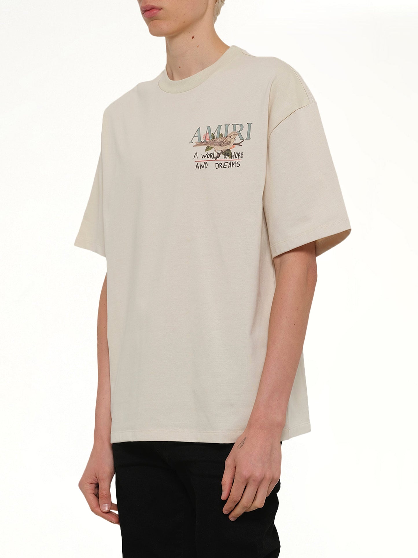 AMIRI Hope and Dreams Oversized T-Shirt (White)