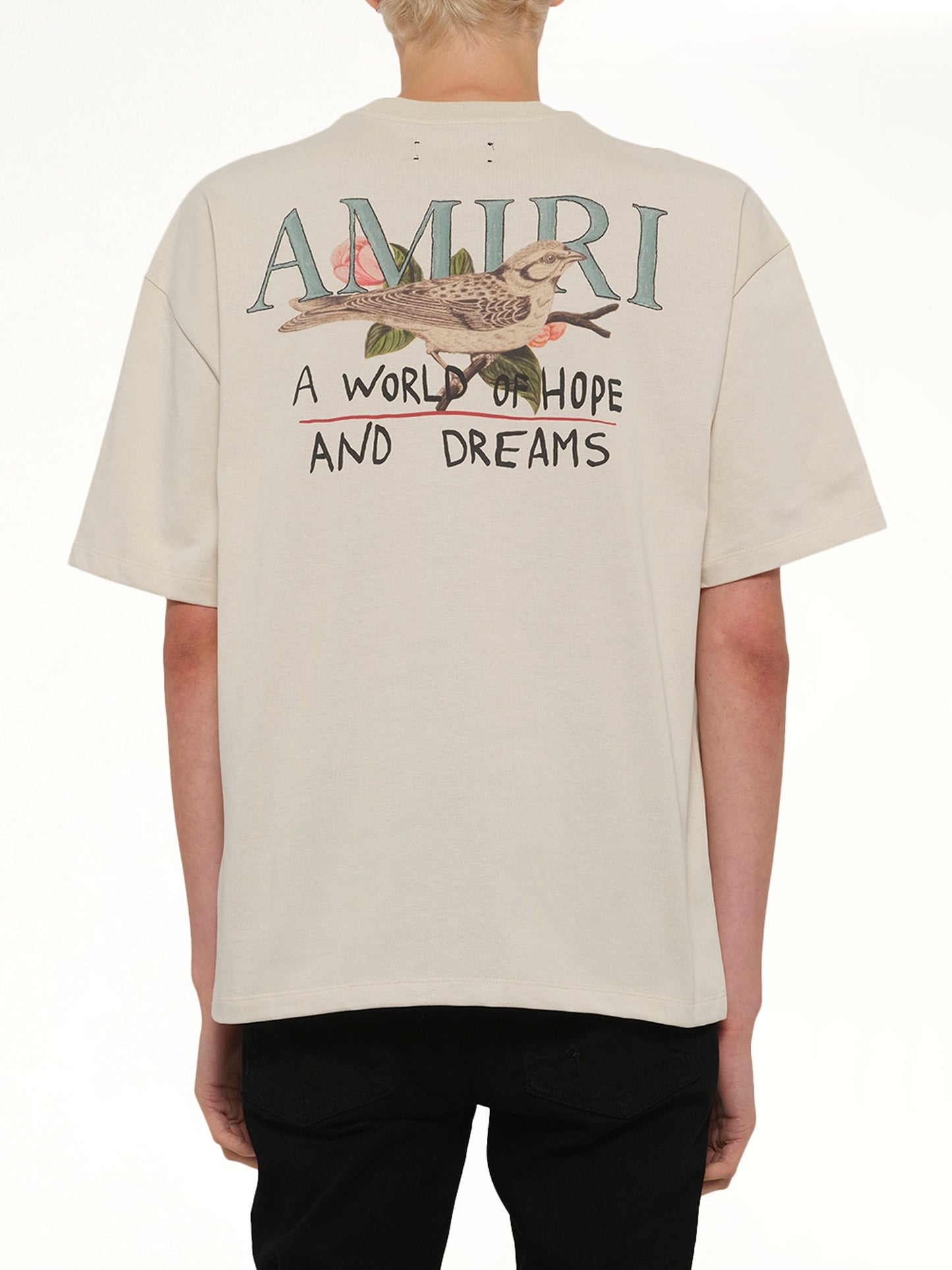 AMIRI Hope and Dreams Oversized T-Shirt (White)