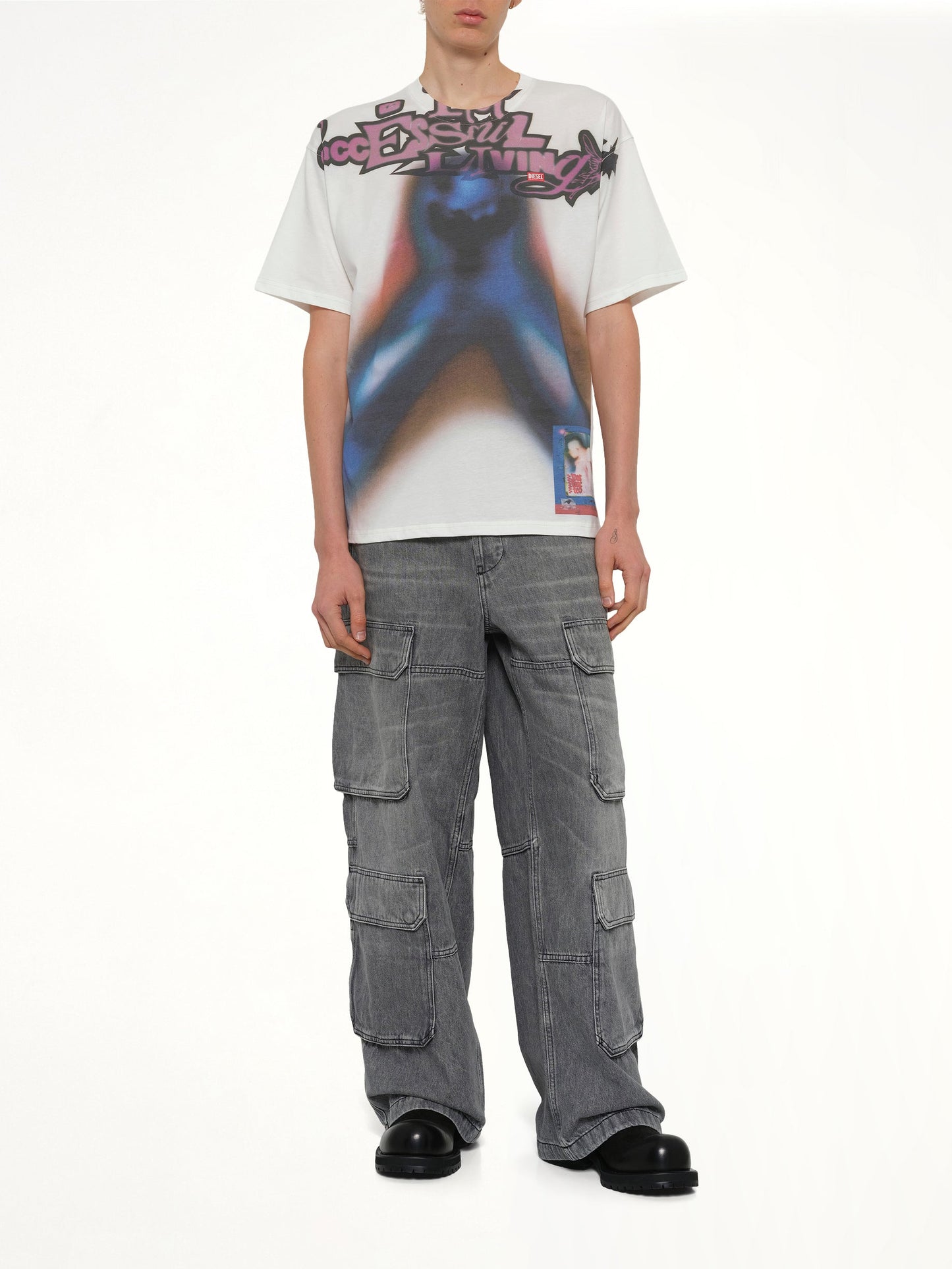 DIESEL T-BOXT-V13 T-Shirt (White)