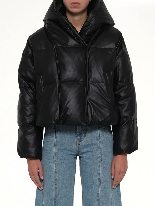 Image of Coats & Jackets. Product name - W-ILLEY Puffer Jacket in Black colour by brand - DIESEL