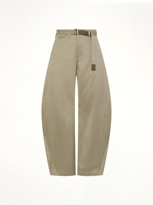 SACAI Cotton Chino Pants (Beige)