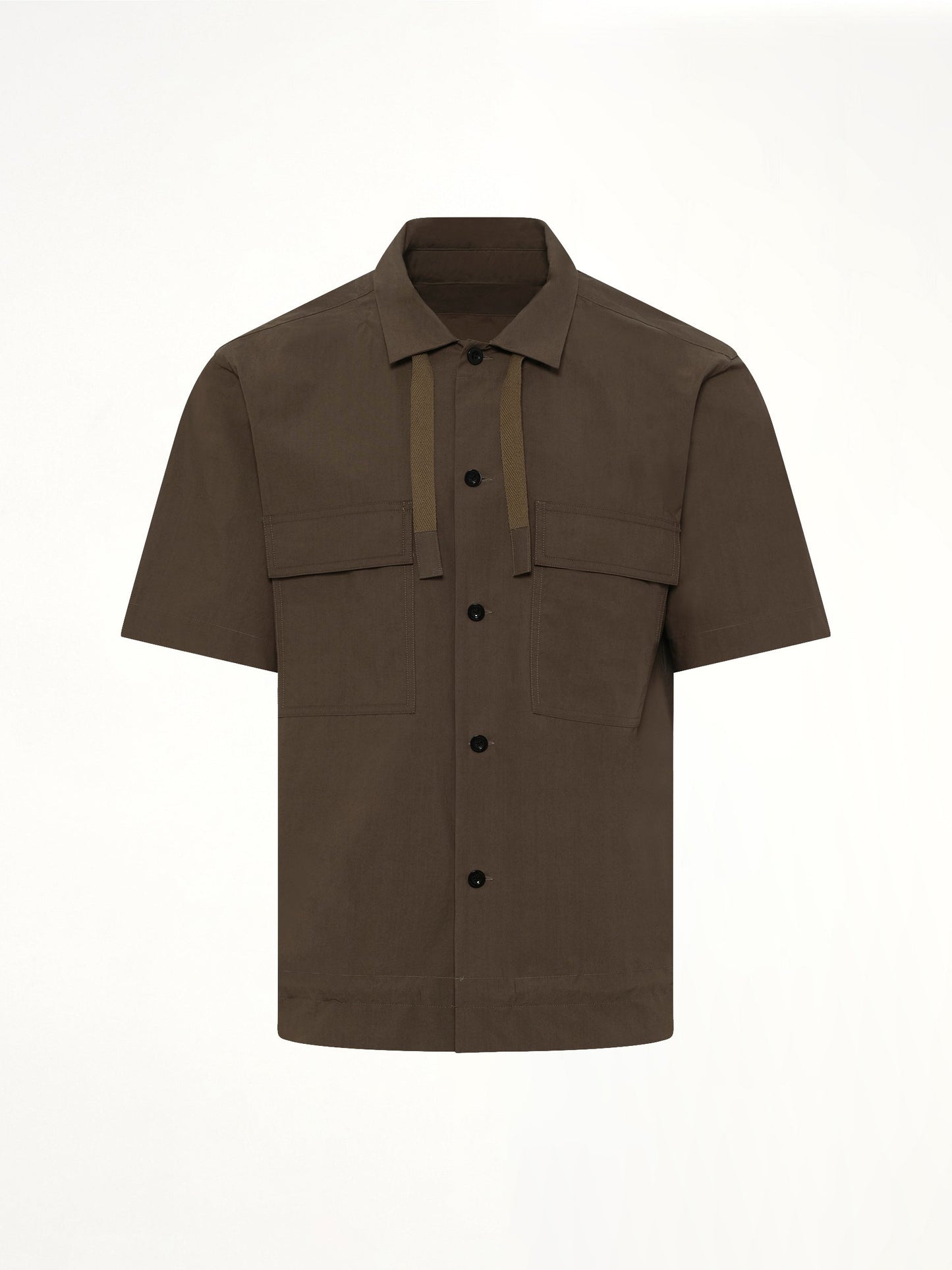 SACAI Cotton Typewriter Shirt (Taupe)