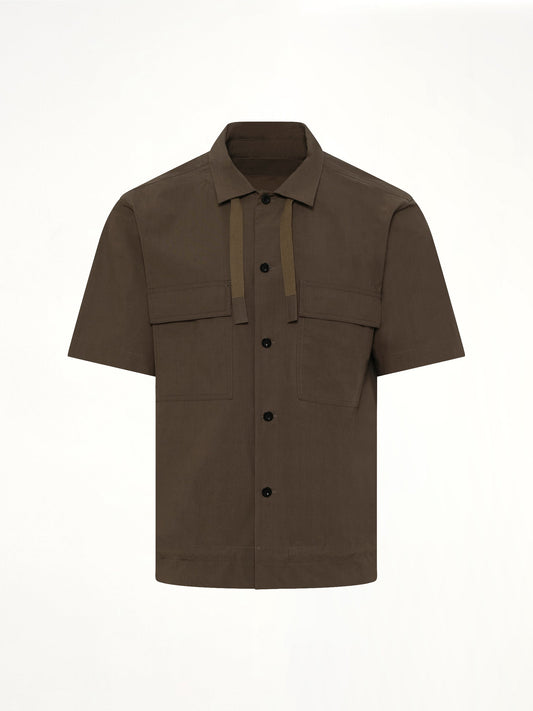 SACAI Cotton Typewriter Shirt (Taupe)