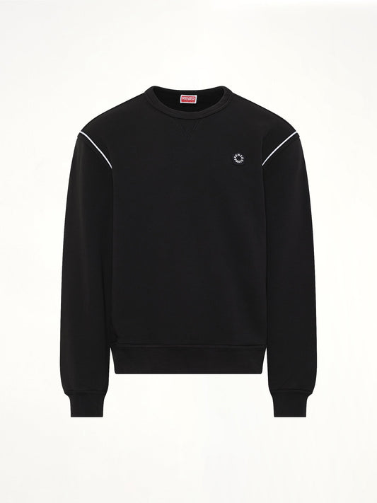 KENZO Boke Flower 2.0 Embroidered Classic Sweatshirt (Black)