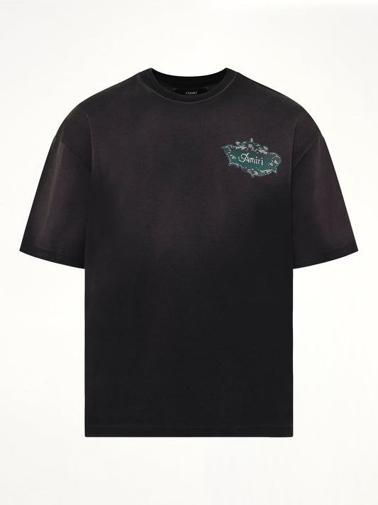 AMIRI Chateau Crest Oversized T-Shirt (Black)