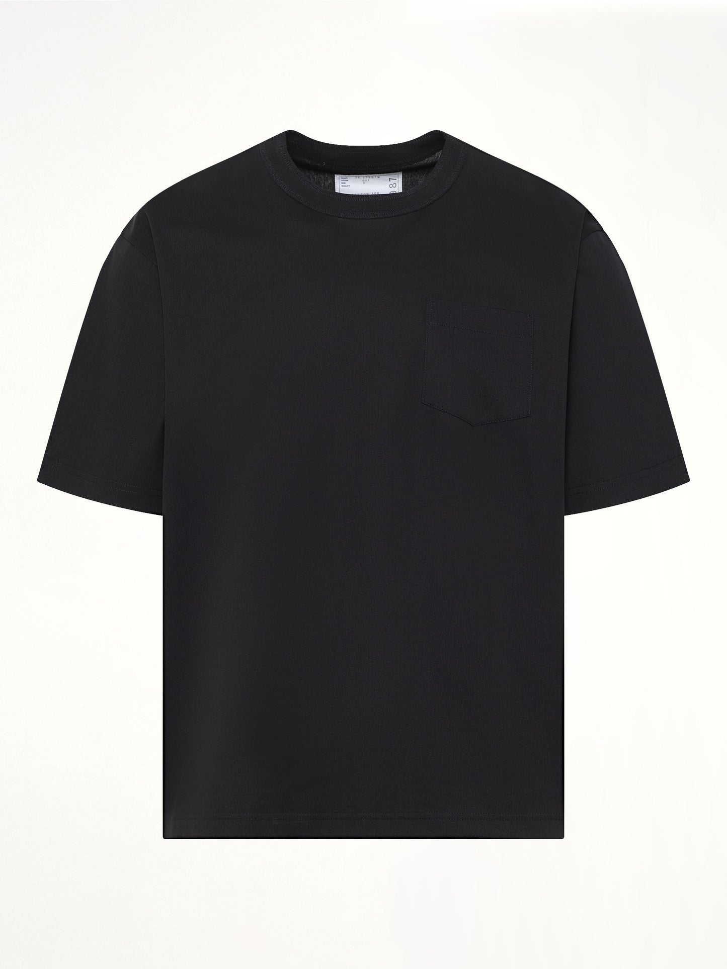 SACAI Cotton Jersey T-Shirt (Black)