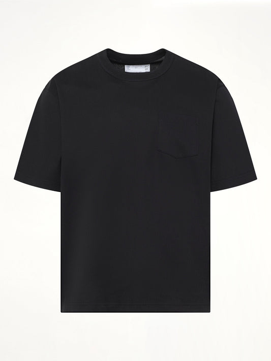 SACAI Cotton Jersey T-Shirt (Black)