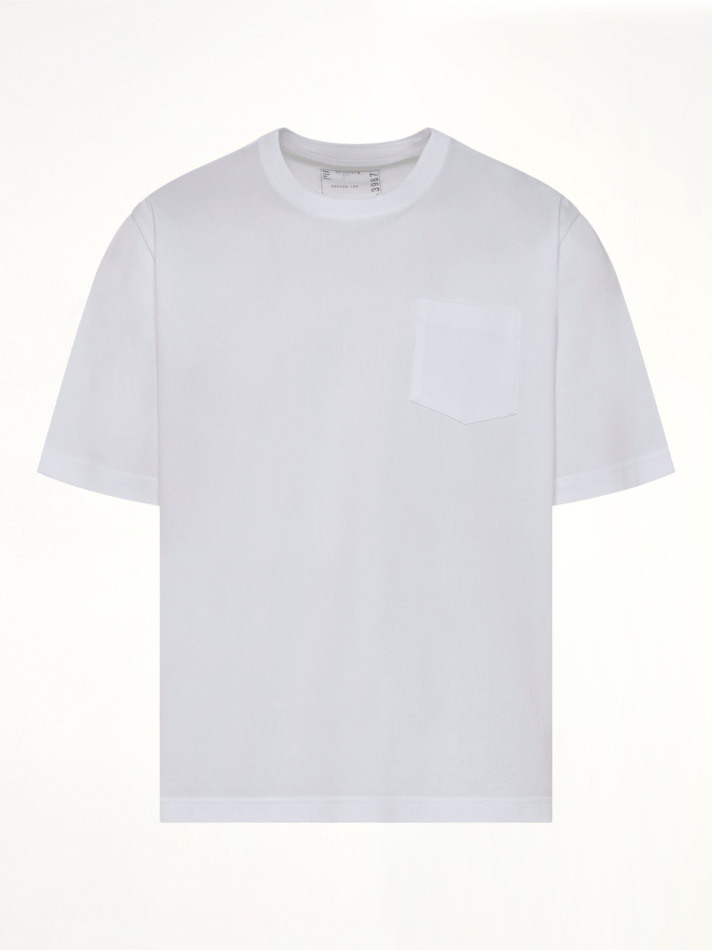 SACAI Cotton Jersey T-Shirt (White)