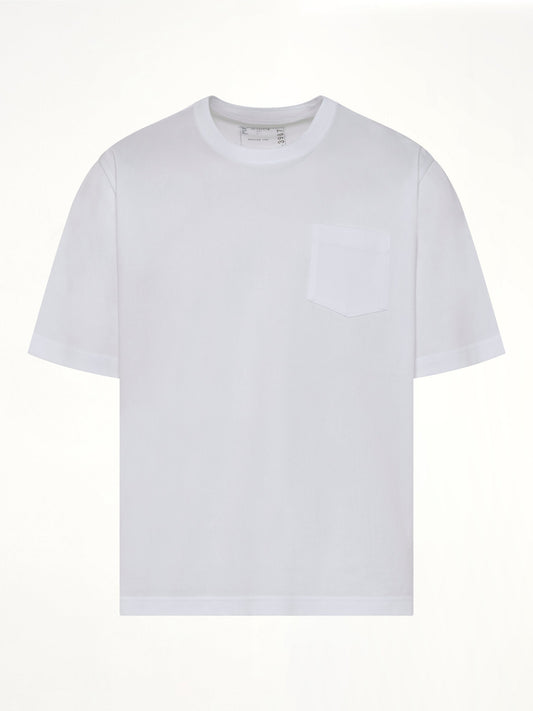 SACAI Cotton Jersey T-Shirt (White)