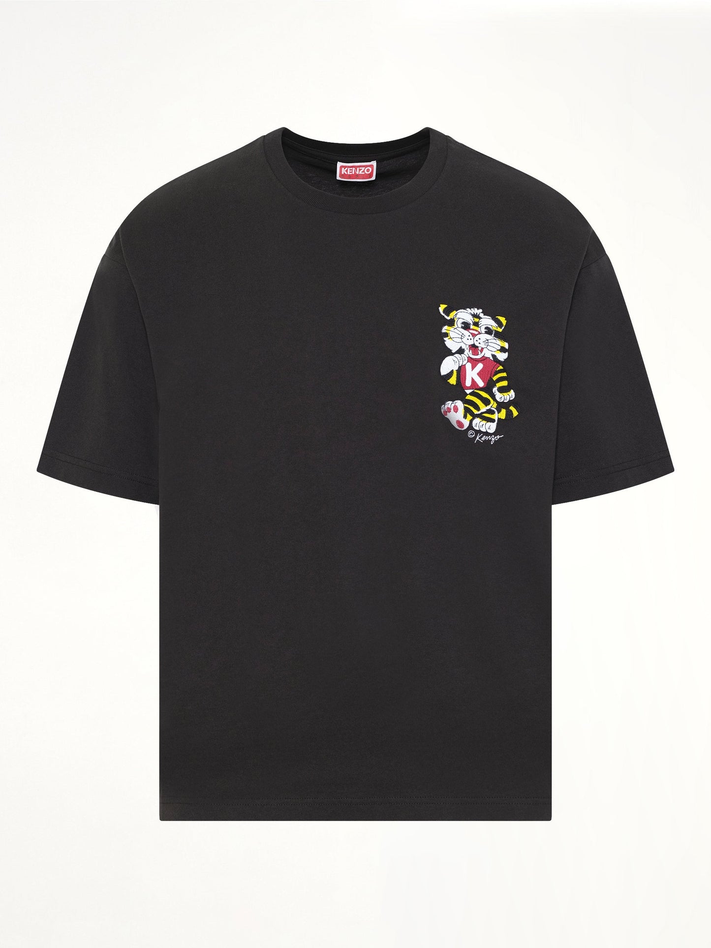 Gots Kenzo Wild Tiger Embroidered Oversize T-Shirt (Black)