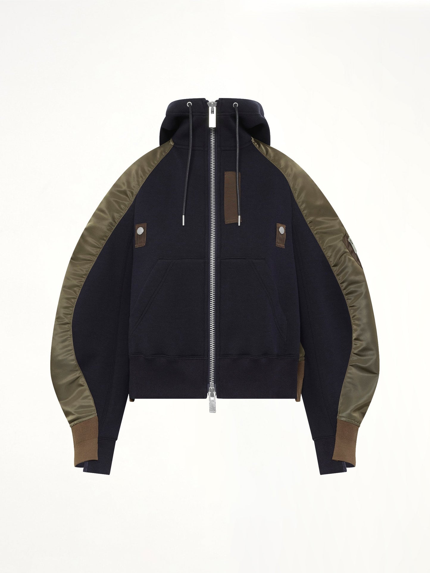 SACAI Sponge Sweat Twist Hoodie (Navy)