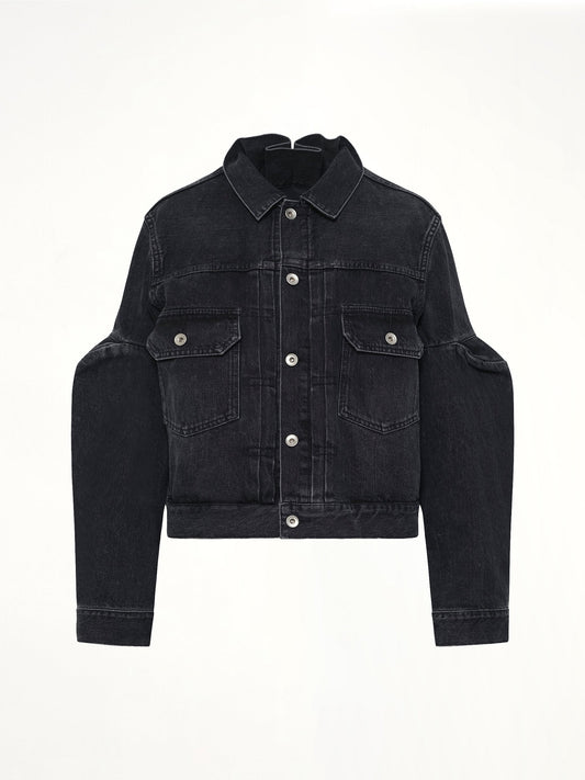 SACAI Denim Jacket (Black)