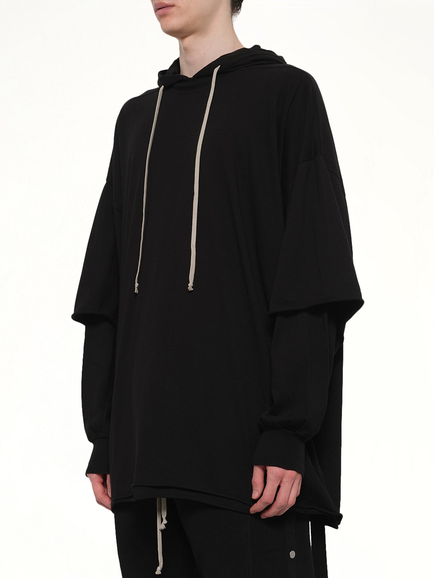 RICK OWENS DRKSHDW Tommy Hustler Hoodie (Black)