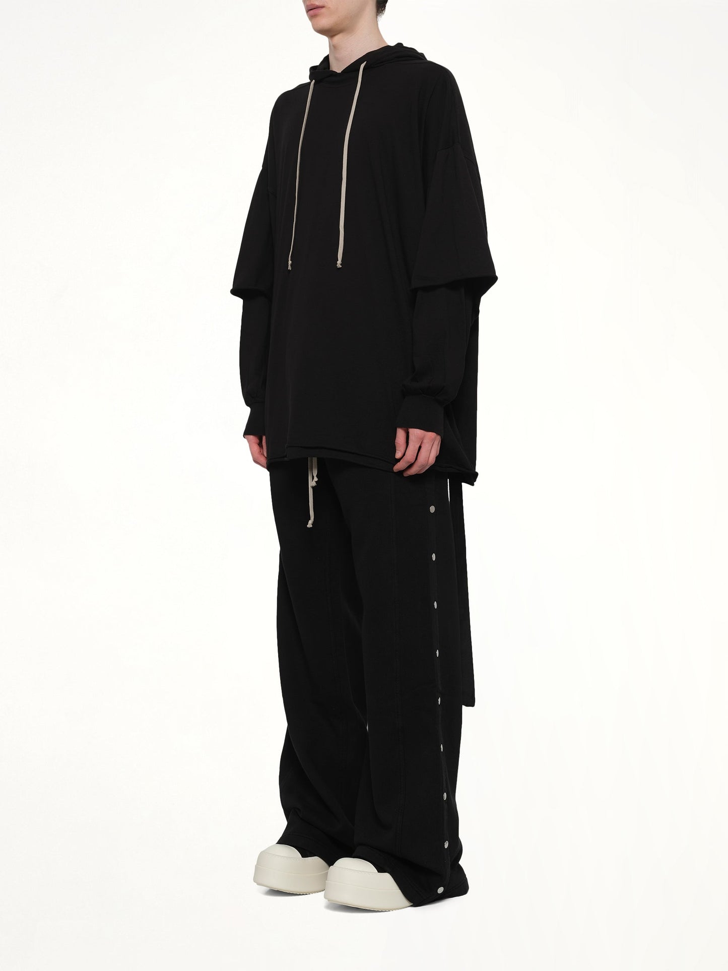 RICK OWENS DRKSHDW Tommy Hustler Hoodie (Black)