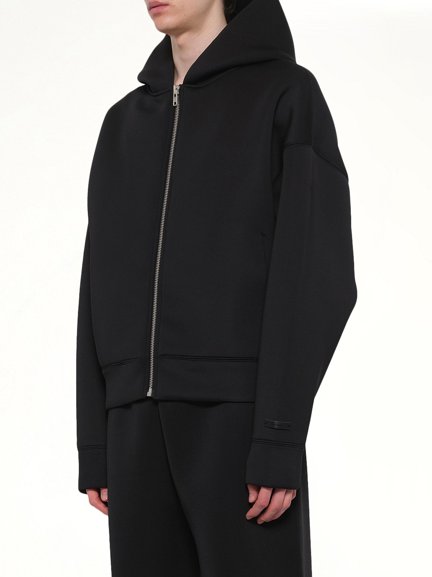 ENTIRE STUDIOS Scuba Zip Hood (Black)