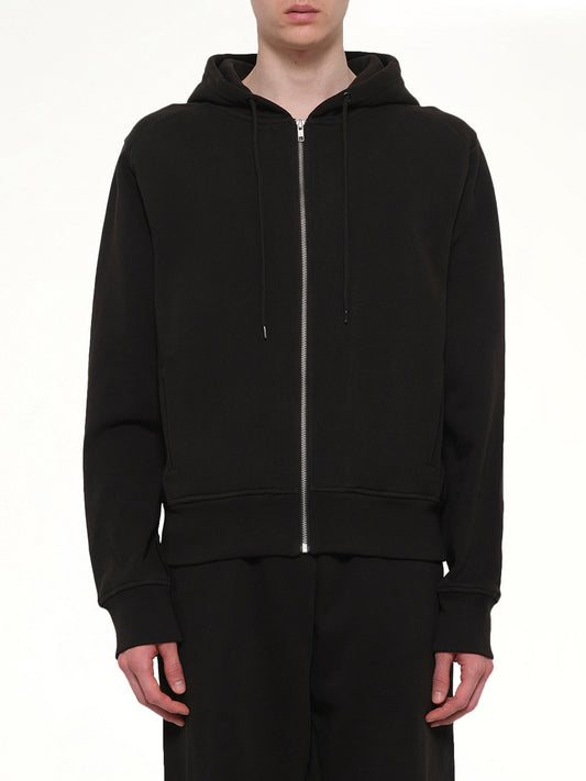 Image of Others. Product name - Slim Zip Up in Black colour by brand - ENTIRE STUDIOS