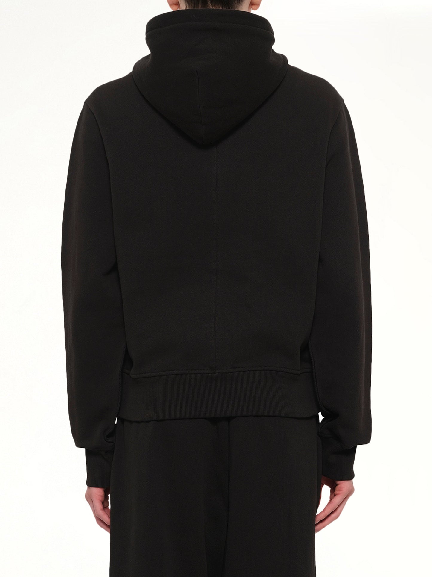 ENTIRE STUDIOS Slim Zip Up (Black)