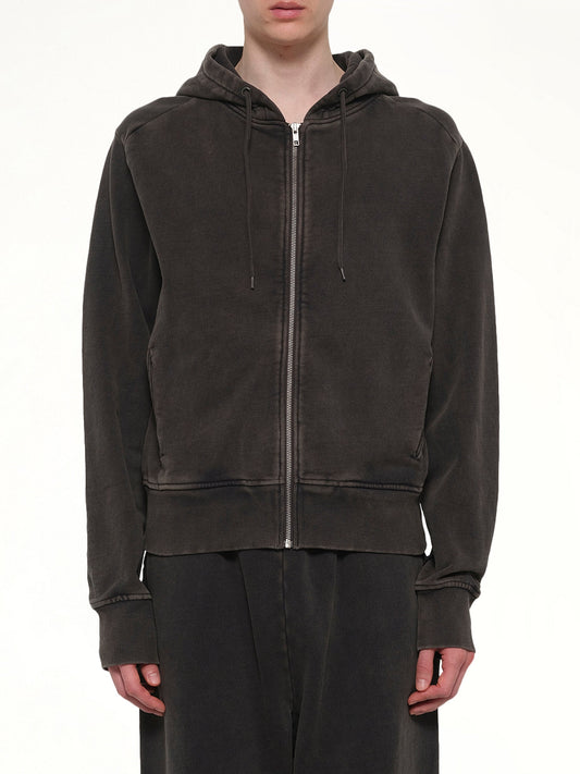 Image of Others. Product name - Slim Zip Up in Black colour by brand - ENTIRE STUDIOS