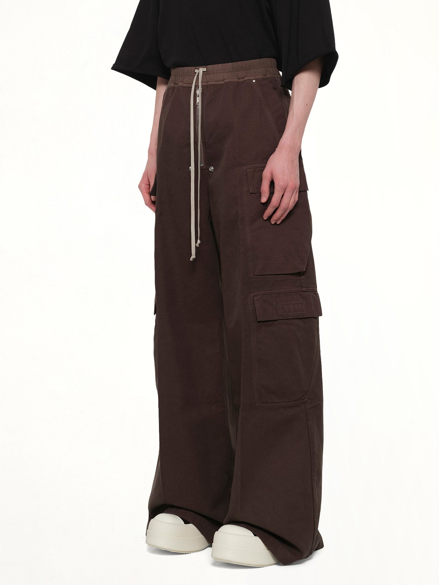 RICK OWENS DRKSHDW Double Cargo Jumbo Bela (Brown)