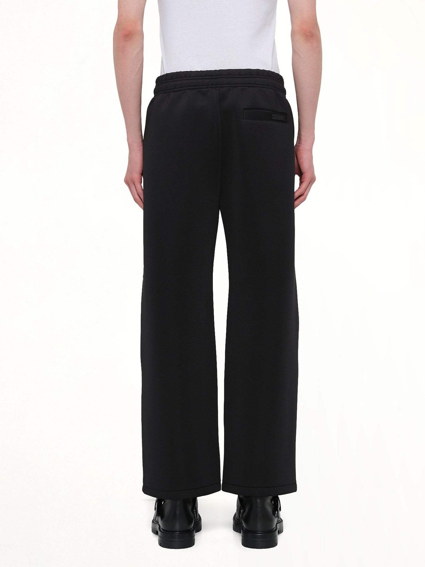 ENTIRE STUDIOS Straight Leg Scuba Sweatpants (Black)