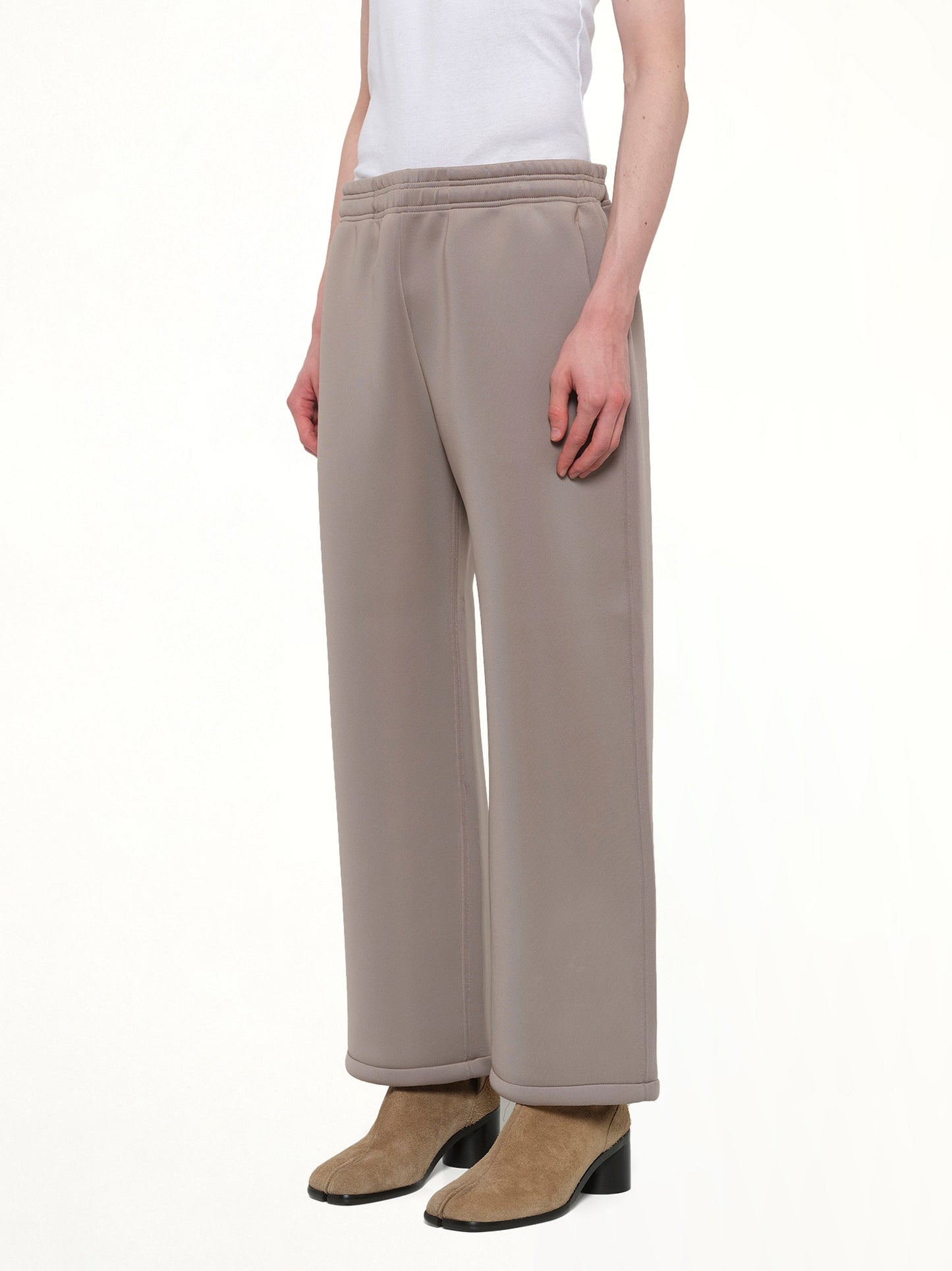 ENTIRE STUDIOS Straight Leg Scuba Sweatpants (Brown)