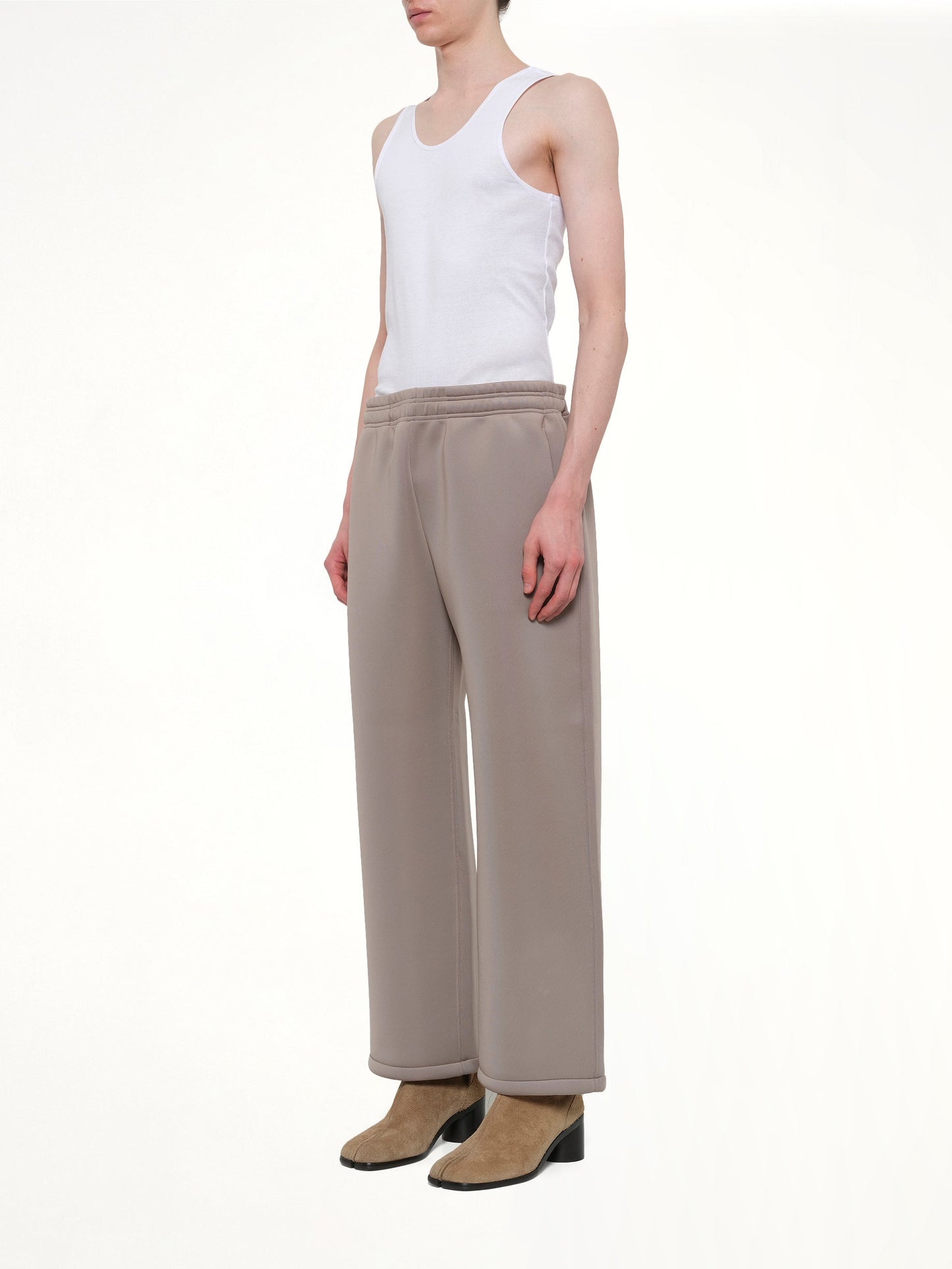 ENTIRE STUDIOS Straight Leg Scuba Sweatpants (Brown)