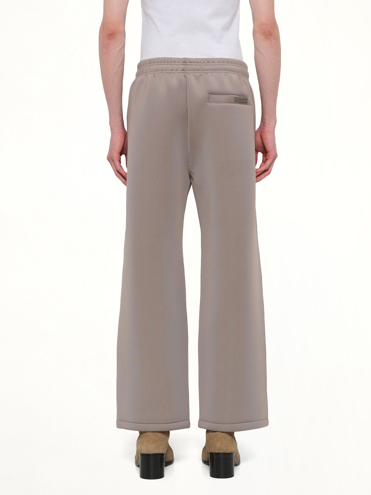 ENTIRE STUDIOS Straight Leg Scuba Sweatpants (Brown)
