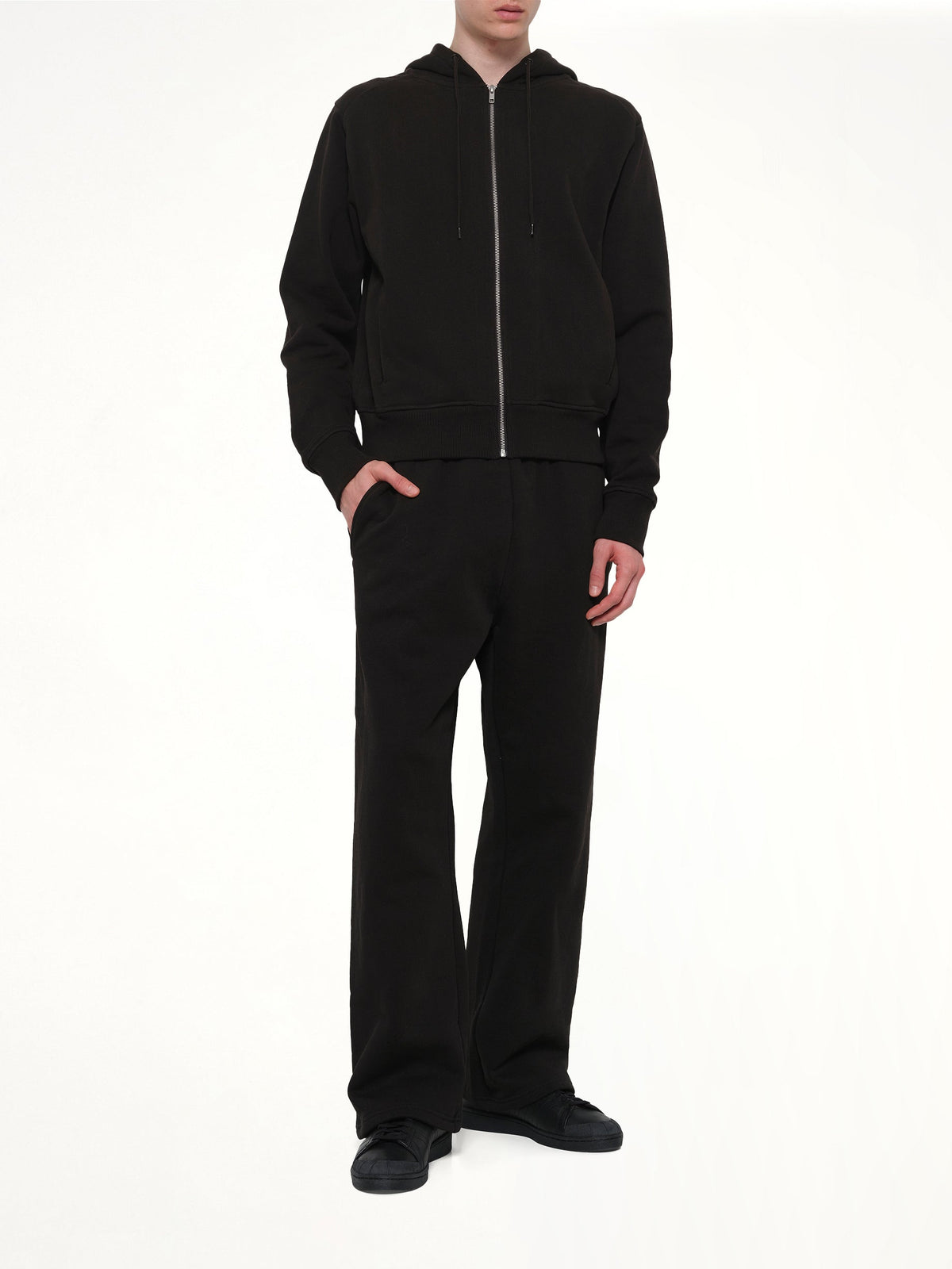 ENTIRE STUDIOS Straight Leg Sweatpant (Black)