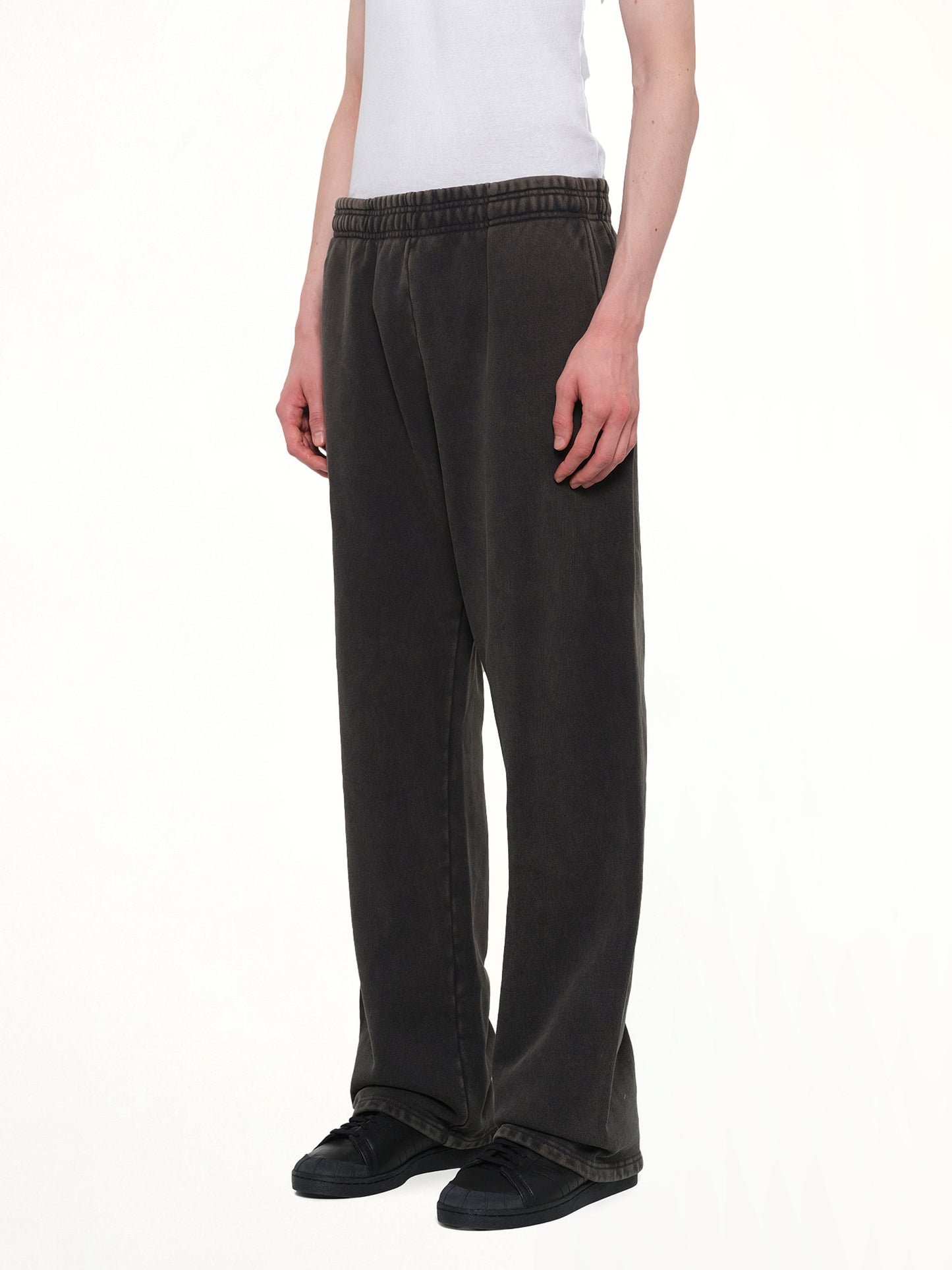 ENTIRE STUDIOS Straight Leg Sweatpant (Black)