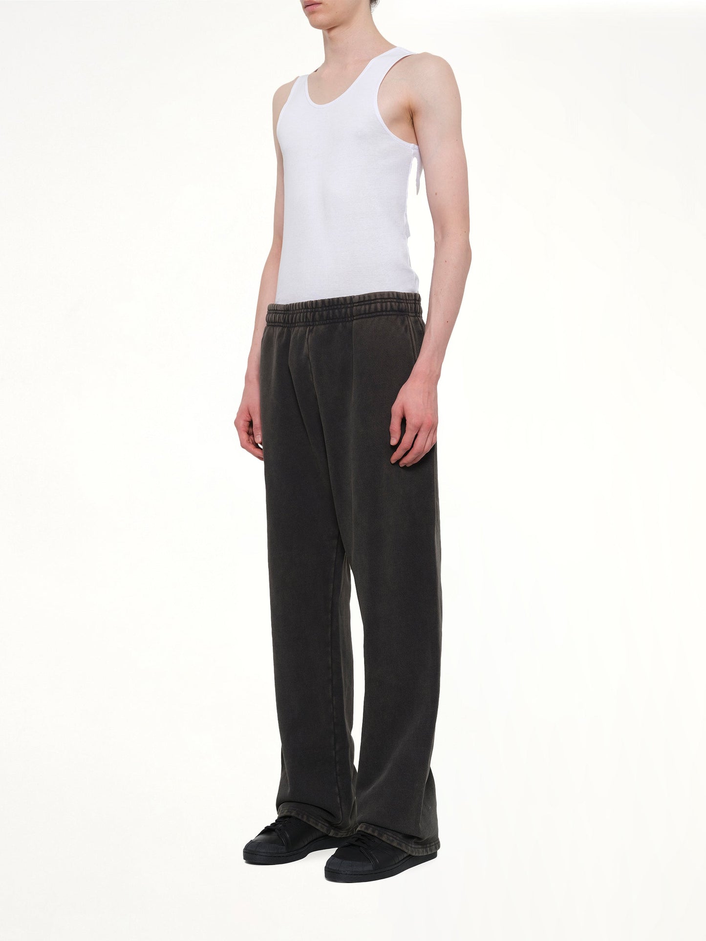 ENTIRE STUDIOS Straight Leg Sweatpant (Black)