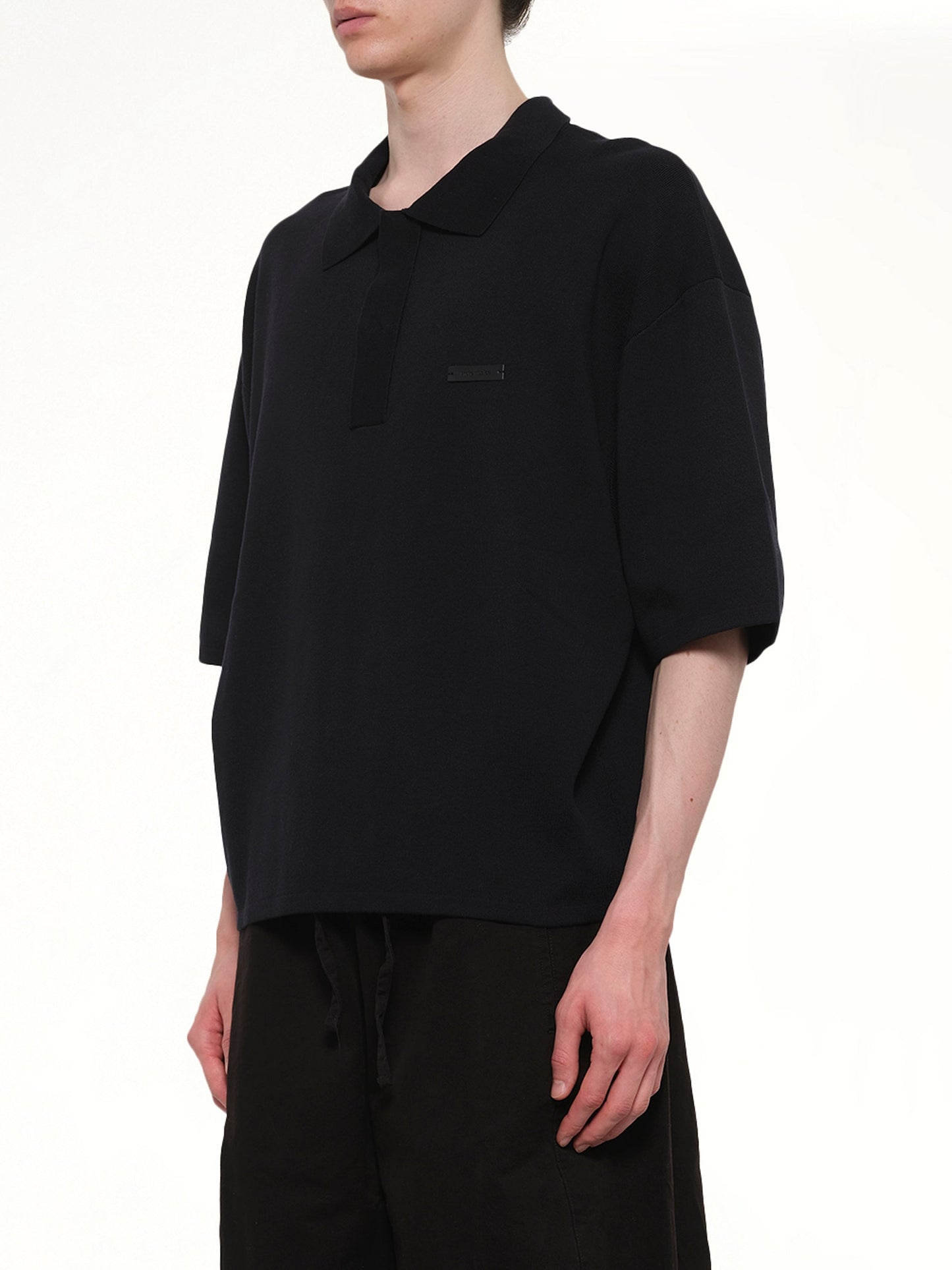 ENTIRE STUDIOS SS Club Polo (Black)