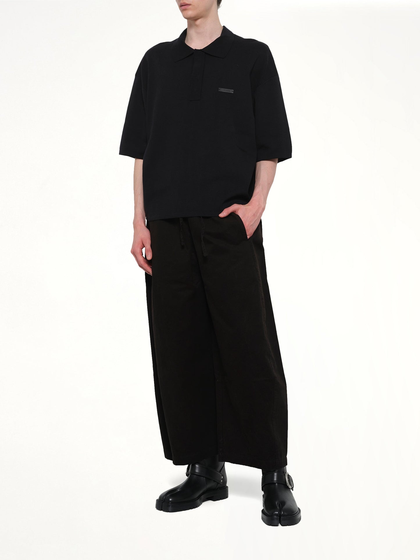 ENTIRE STUDIOS SS Club Polo (Black)