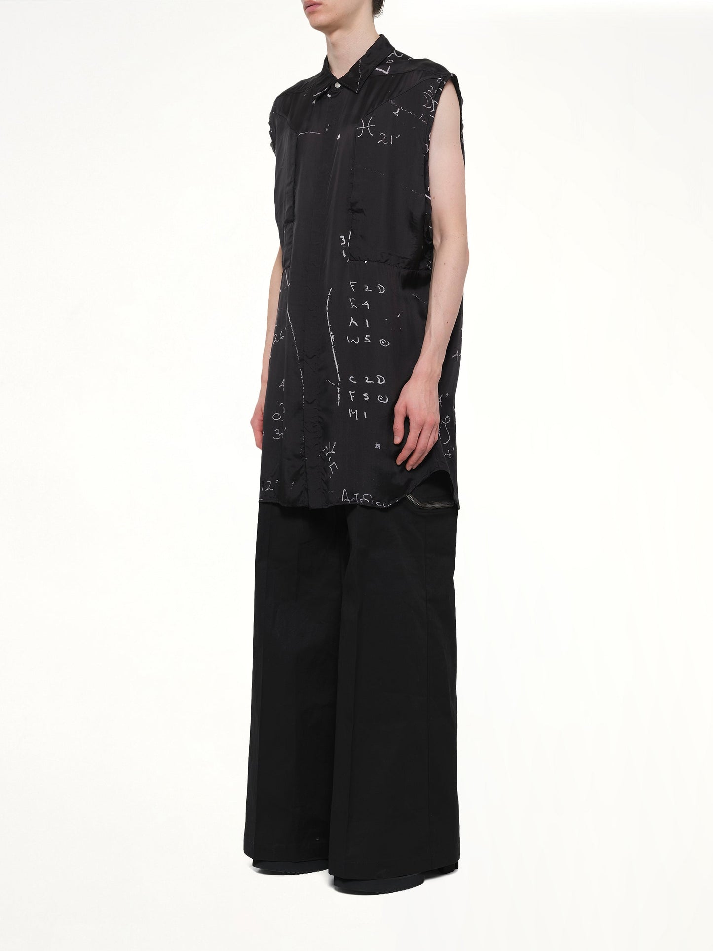 RICK OWENS Jumbo SL Outershirt (Black)